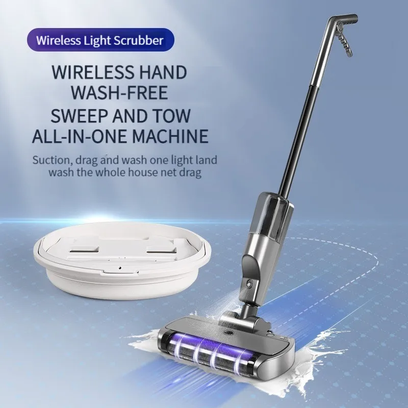 

ECHOME Intelligent Wireless Electric Floor Mops Household Sweep and Drag Integrated Washing Machine Lazy Hands-free Rotating Mop