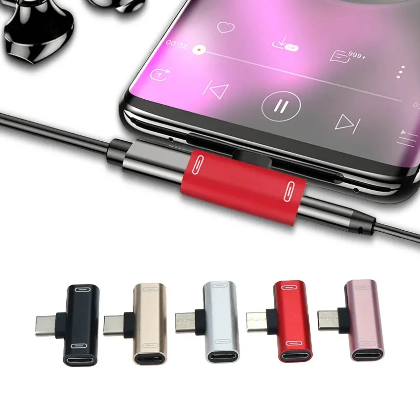 Cassette Cinta USB C A 3.5 Mm Cargador De Adaptador De Auricular: Convertidor Ladron Usb C