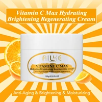 AILKE crème éclaircissante pour le corps, avec vitamine C, acide hyaluronique, beurre de karité, réduit les taches noires, même le teint, Lotion hydratante 5