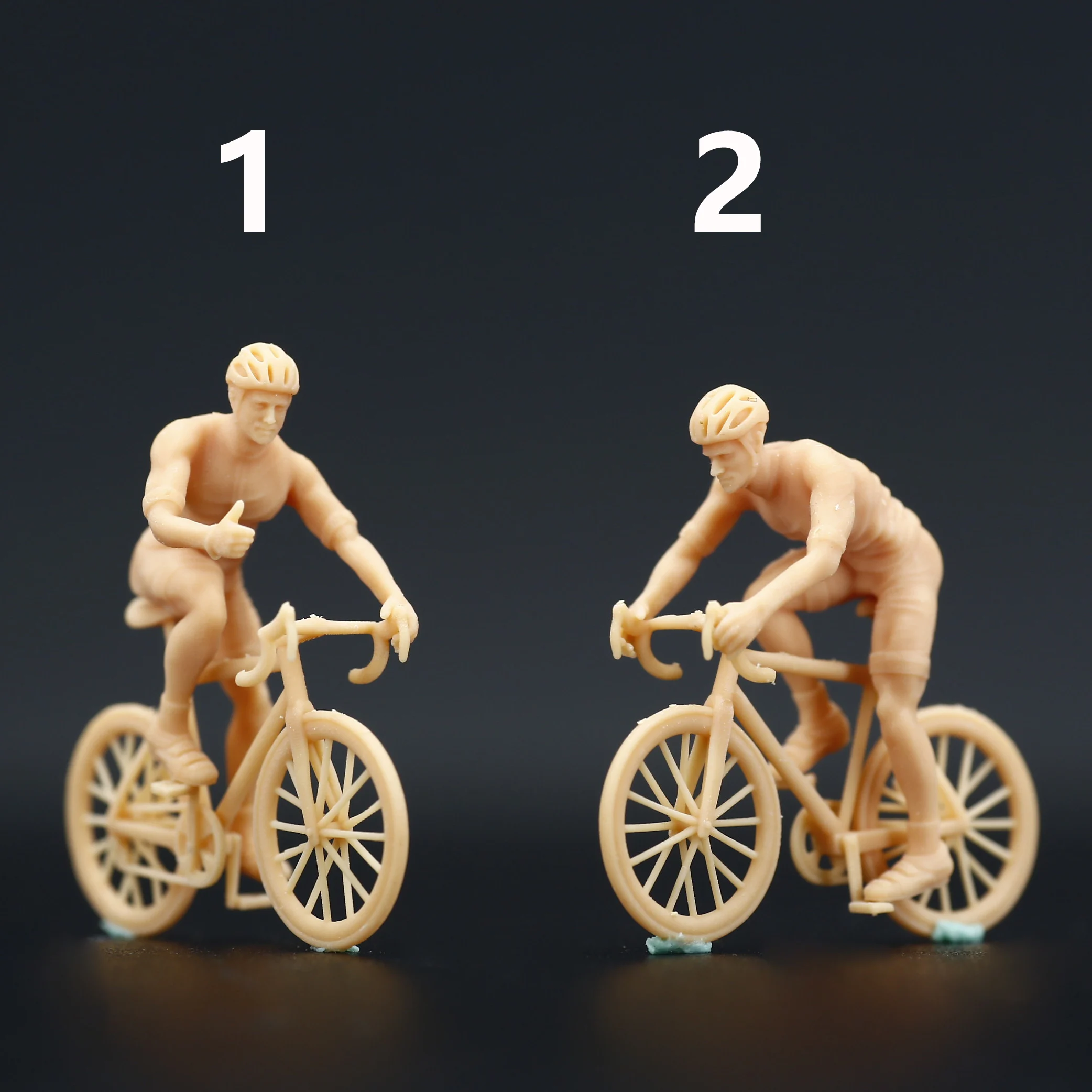 propeller bouwen Naar boven 1:64 1:43 Fiets Ras Rit Op Een Fiets Modellen Miniatuur Handwerk Figuur Wit  Model Moeten Worden Gekleurd Door Jezelf| | - AliExpress