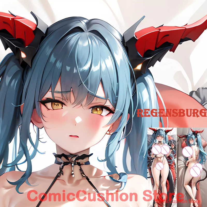 

Dakimakura anime дакимакура Dakimakura с двусторонним принтом для взрослых, наволочка в стиле аниме регенсберга, подушка в натуральную величину