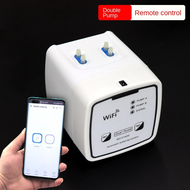 Tuya Smart Life Double Pump Automatic Watering Device Garden Intelligent Timing