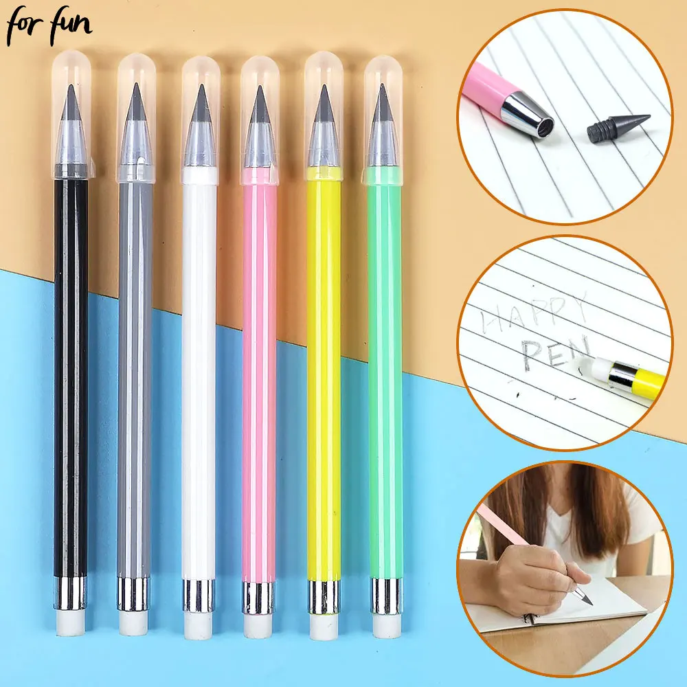 Infinity Pencils Inkless Reusable Eternity Pencil for Writing Drawing 6 PCS/Set