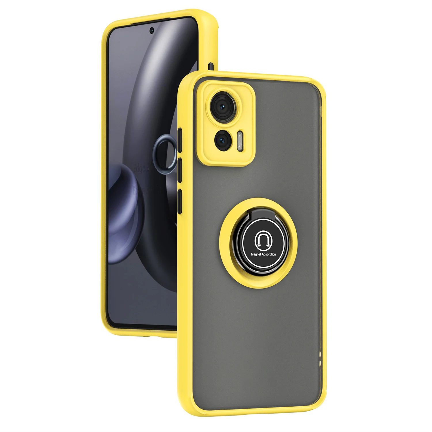 Motorola Edge Series Shockproof Case with Fall Prevention and Ring Stand Holder