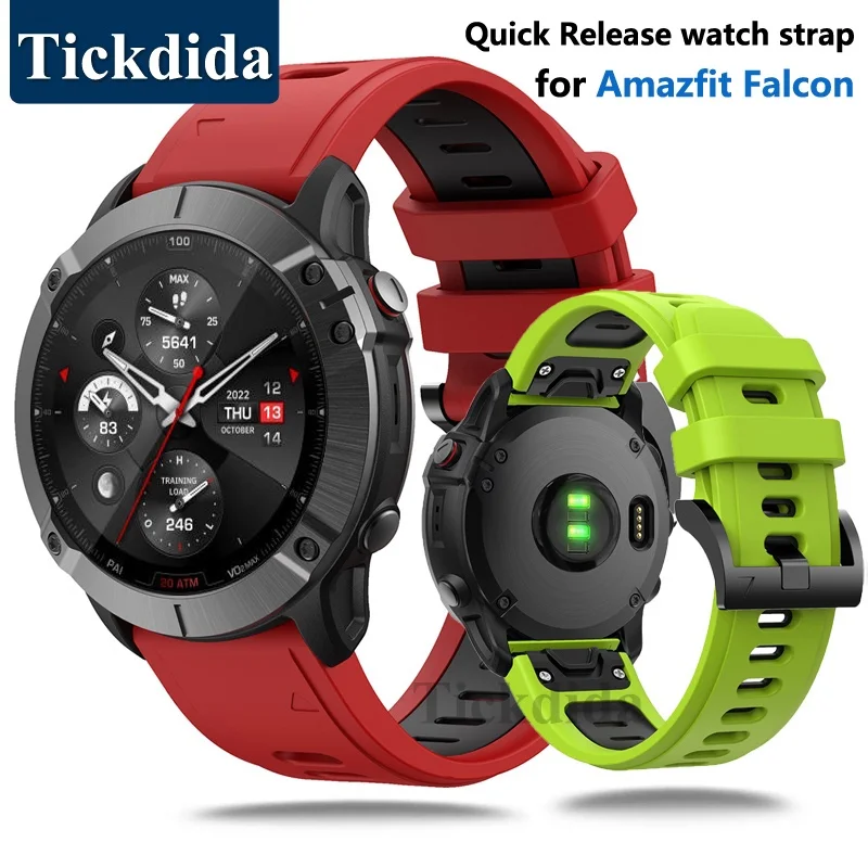 

Silicone Strap For Amazfit Falcon 22mm Silicone WatchBand Wrist Strap For Huami Amazfit Falcon Bracelet