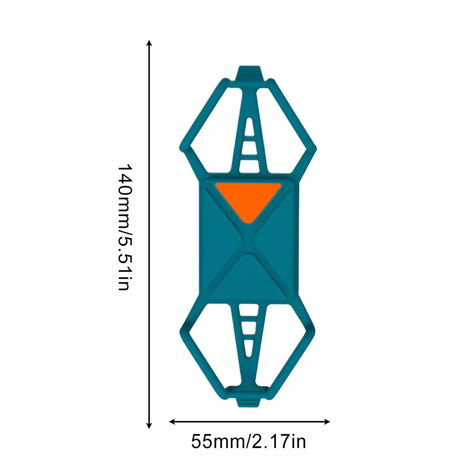 Phone Holder For Bike Scooter Phone Holder Silicone Strap High-Elasticity Anti-Slip Adjustable Stand 360 Degree Rotatable