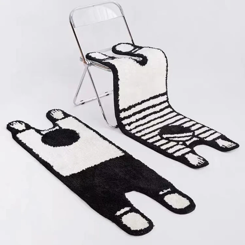 

Funny Cute Irregular Imitation Cashmere Carpet Living Room Bedroom Dirt Resistant Anti Slip Easy To Clean Carpet