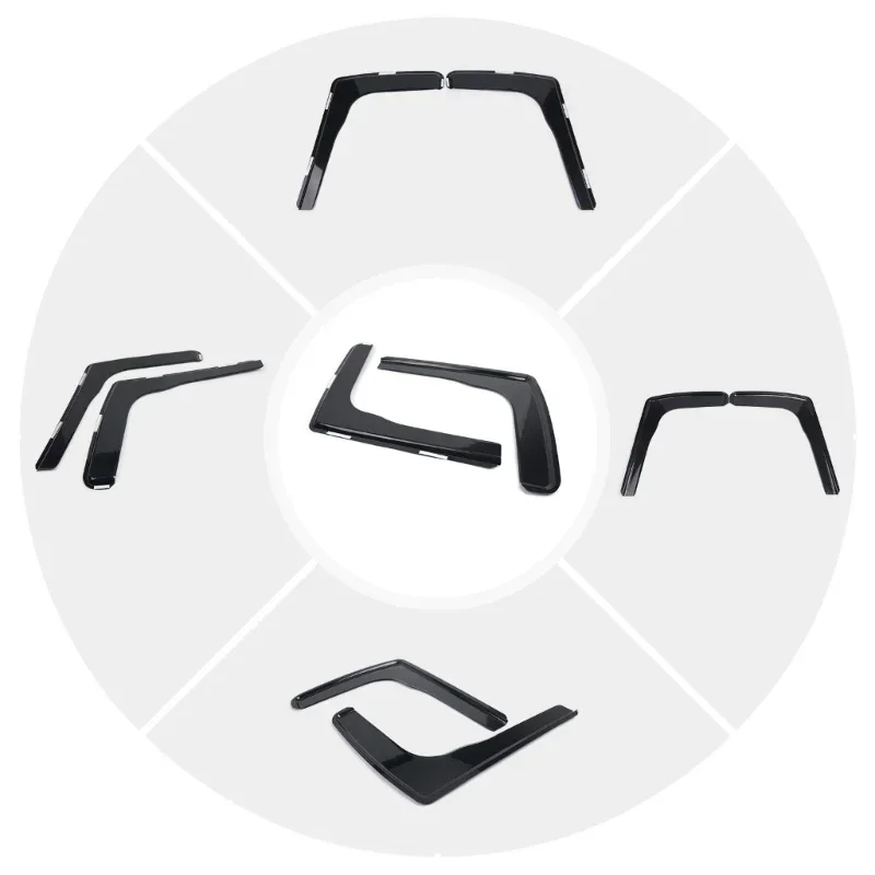 Car window deflectors 1 Pair Wind Deflectors Window Vent Visors for TRANSIT / TOURNEO 2012-Up Rain Guards Rain Shield Shade Replacement