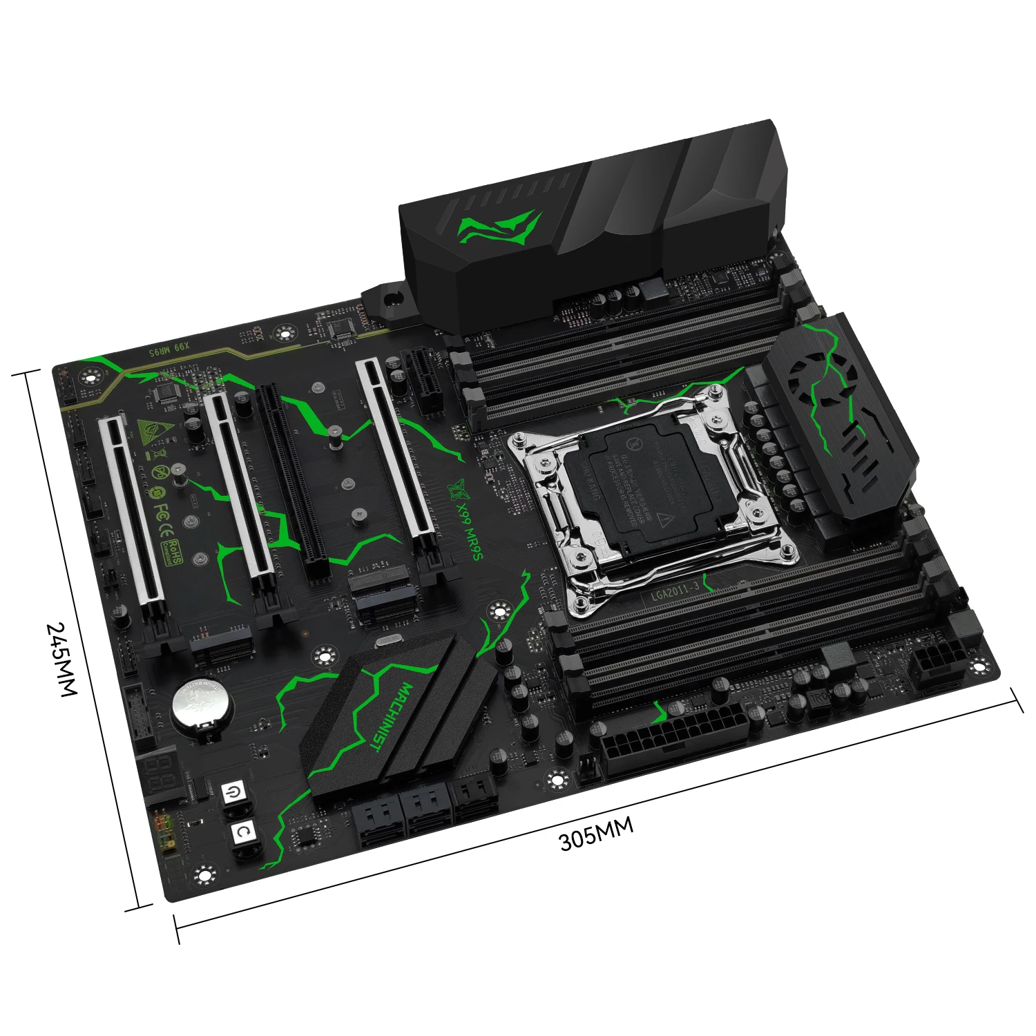 マザーボードMACHINIST-X99-3 Amazon.com: MACHINIST X99 LGA 2011-V3 Motherboard, Micro ATX