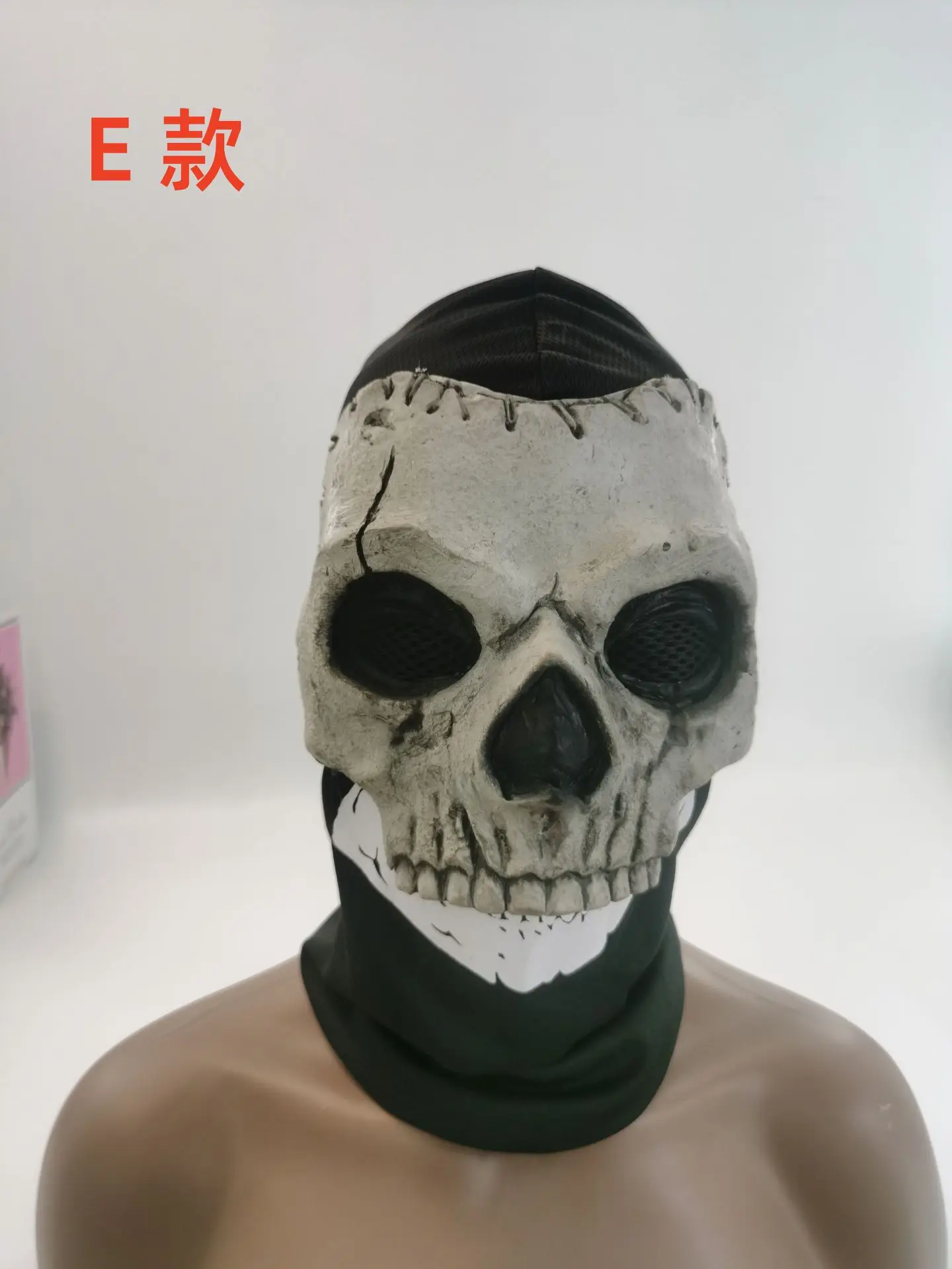 Meia Face Motocicleta Balaclava, Jogo Cosplay Máscara, Call of Duty,  Fantasma do Dia das Bruxas, Crânio, Ciclismo, MW2, bacalhau - AliExpress