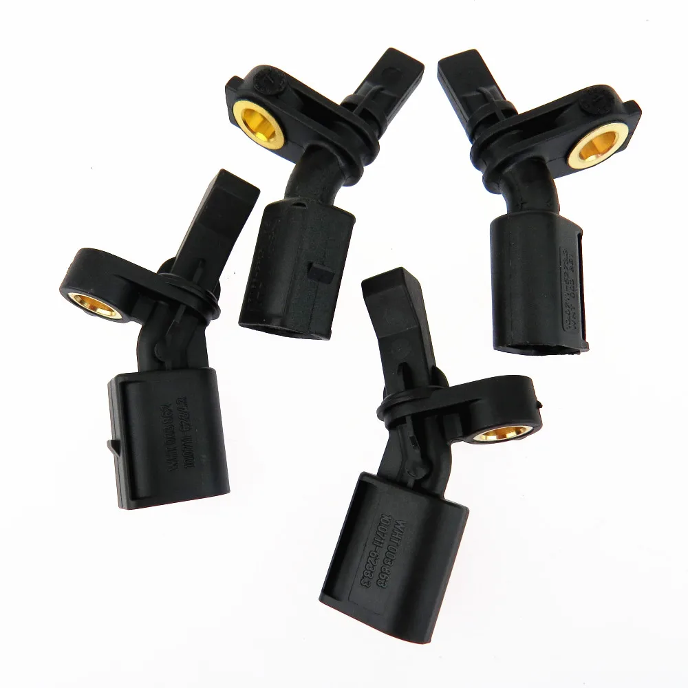 Hongge Qty 4 New Abs Wheel Speed Sensor For Audi A2 Vw Polo 6r 6c 9n