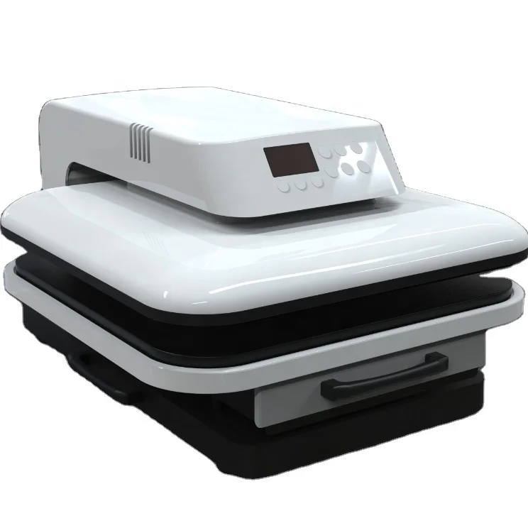 

Автоматический сублимационный Электрический термопресс с регулируемым давлением, работающий с DTF печатью для футболок, одежды, перенос печати