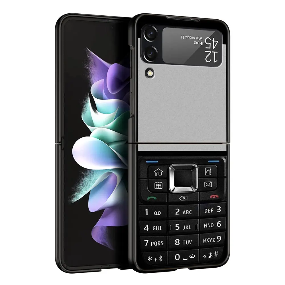 Retro Gameboy Inspired Black Hard Shell Phone Case with Bumper Protection