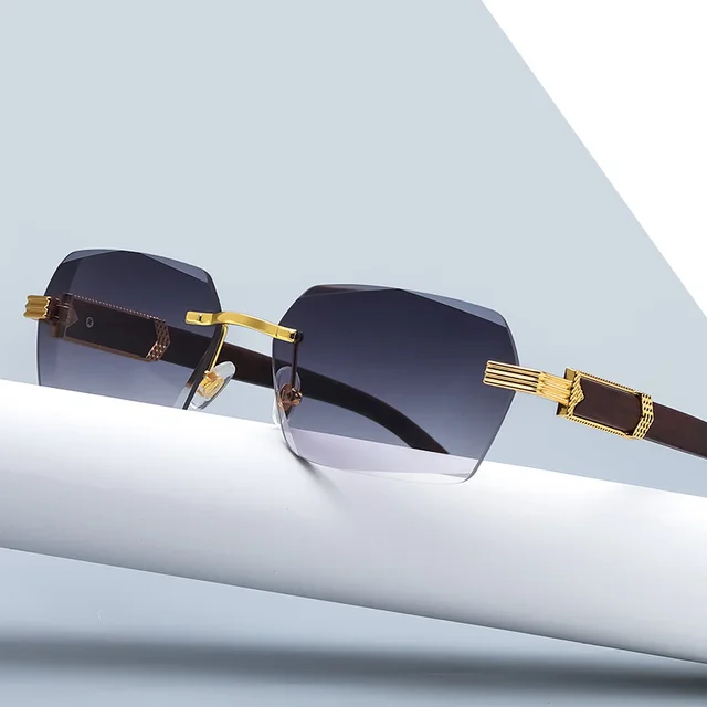 Buy the Luxury Rimless Square Sunglasses at a discounted price