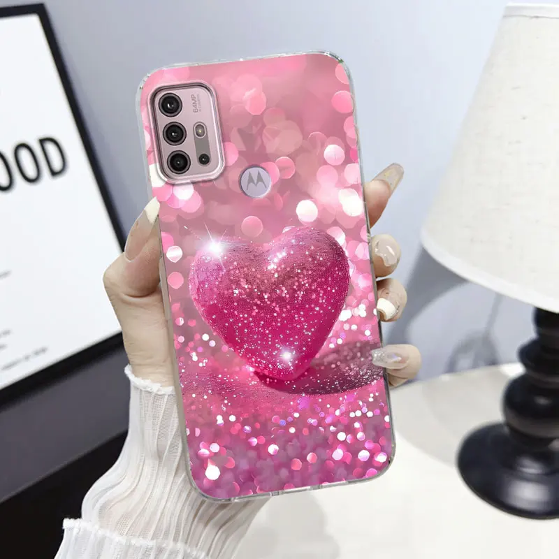 Cartoon Marble Floral Soft Silicone Protective Phone Case Cover