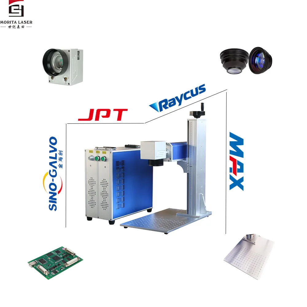 

New Products 20W 30W 50W 60W 100W Fiber Laser Marking Machines Price/Fiber Laser Engraver/Laser Marker On Metal