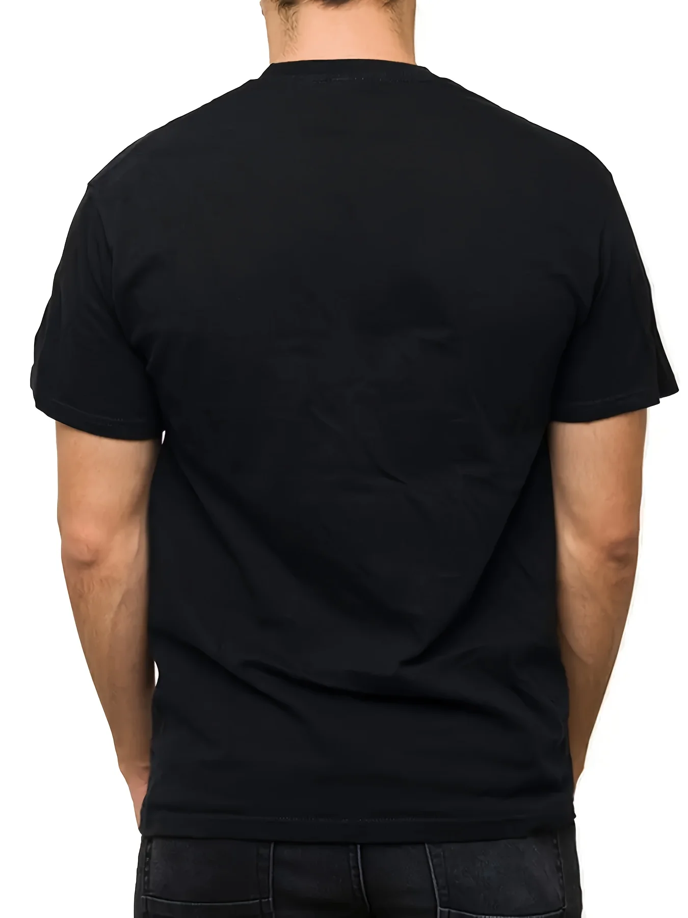 2Pac-T-Shirt für Herren, All Eyez On Me-Muster-T-Shirt, bedrucktes, lässiges, kurzärmliges Street-Top mit Rundhalsausschnitt – Detail 5
