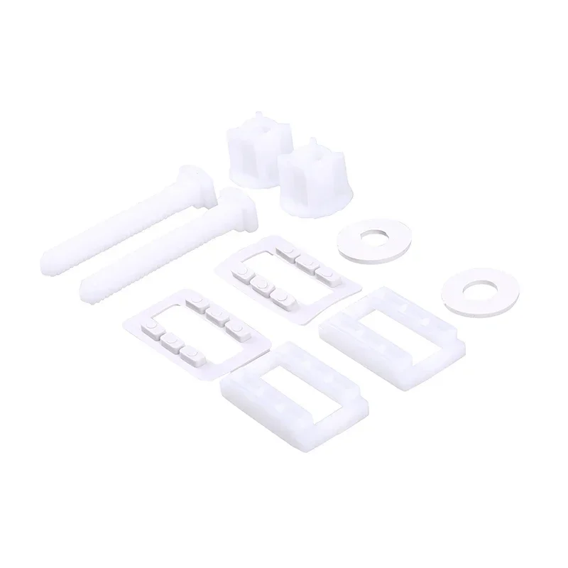 Plastic Toilet Seat Hinge Bolts Screws Universal Toilet Seat Bolts Replacement Fixing Fitting Kit 1Set