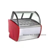 10 12 16 18 Trays Commercial Refrigeration Gelato Showcase Ice Cream Chest Display Machine Counter Top Hard Ice Cream Freezer 3