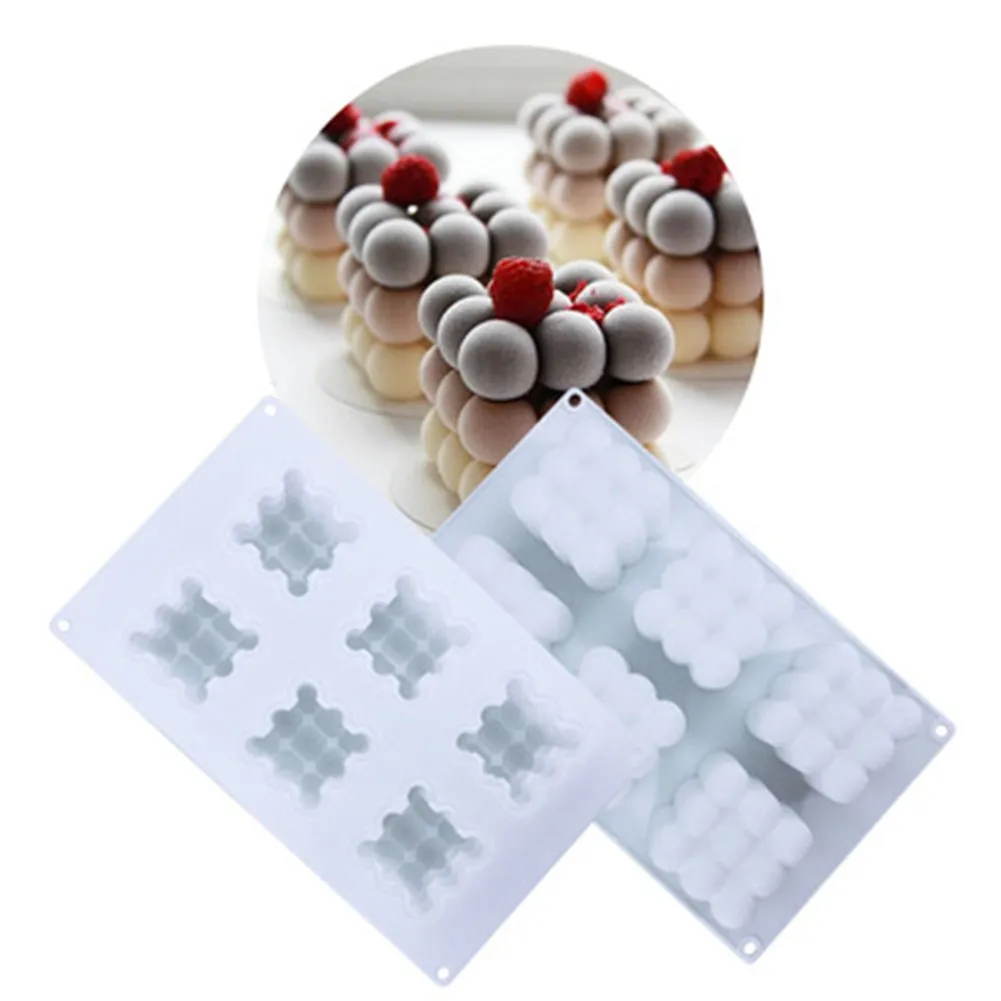 Силиконовая форма для выпечки 6 ячеек |