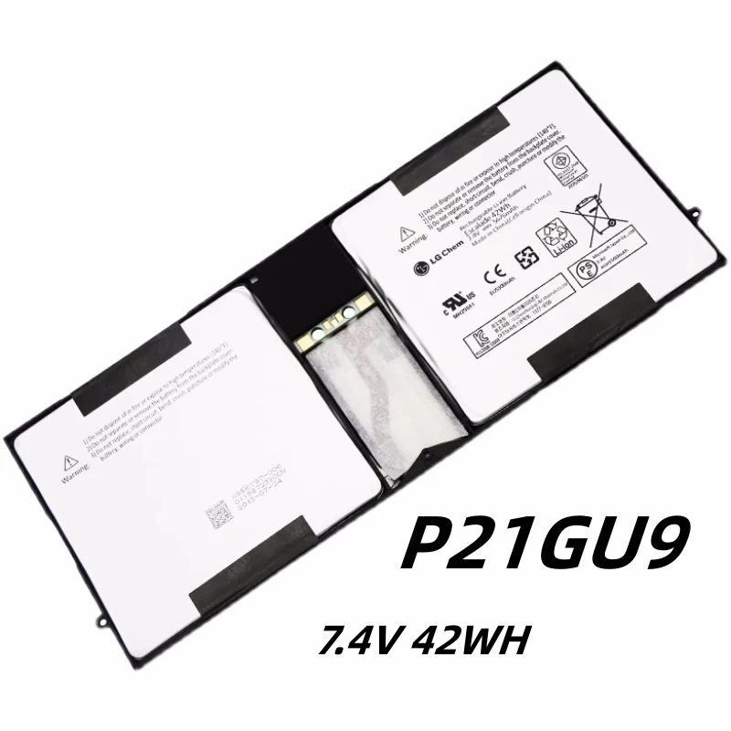 

Аккумулятор P21GU9 для ноутбука Microsoft Surface Pro 2 1601 Pro 1 1514 2ICP5/94/104, 7,4 В, 42 Вт/ч