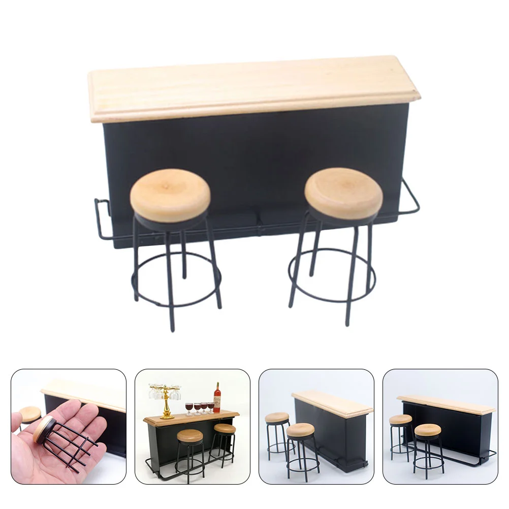 

Игрушки, миниатюрная модель кукольного домика, барная стойка, украшения, миниатюрное украшение, поставка мебели