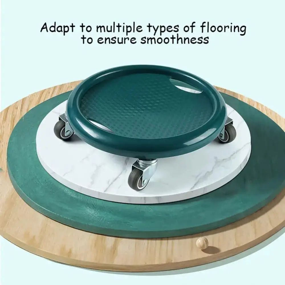 Noiseless Abdominal Wheel Roller Multifunctional 4-wheel Fitness Sliding Disc With Handle Safety Abdominal Muscle Trainer