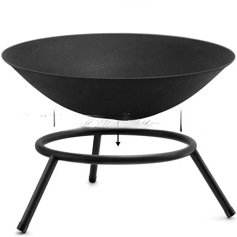 Large Cast Iron Firepit 4