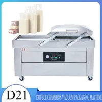 Vacuum Sealing Machine For Food Bags Double Chamber Flat Vacuum Packaging Machine Printing Function Automatic Vacuum-Packer 1