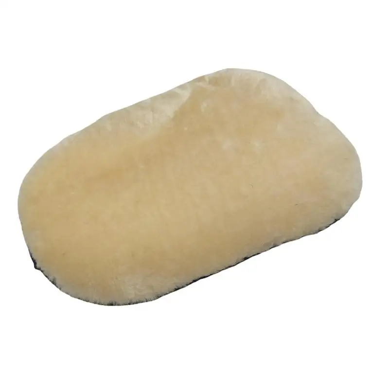 

Car Wash Wool Gloves High-Density Soft Washing Gloves Car Dirt Removal Mitt Wax Polishing Mitt Plush Cleaning Gloves For