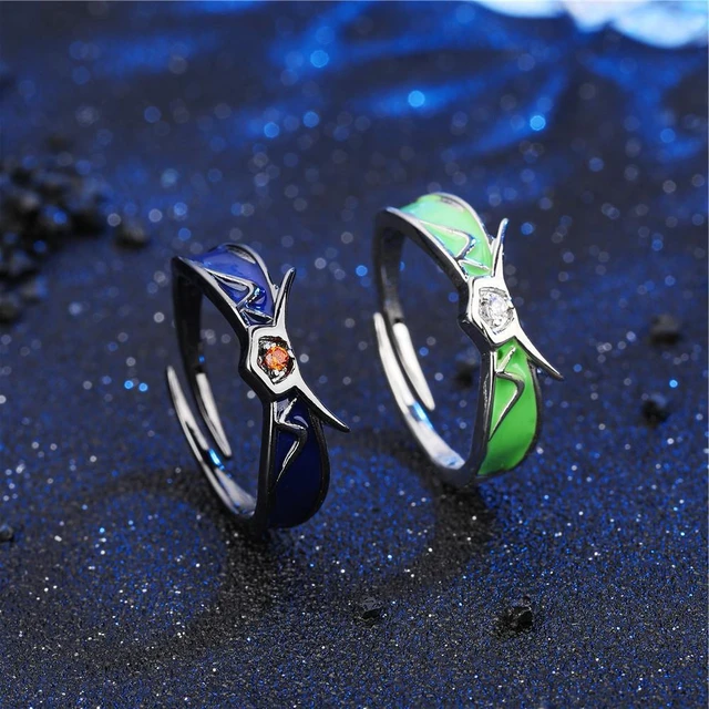 Code Geass Lelouch & C.C. Adjustable Rings Anime Cosplay 