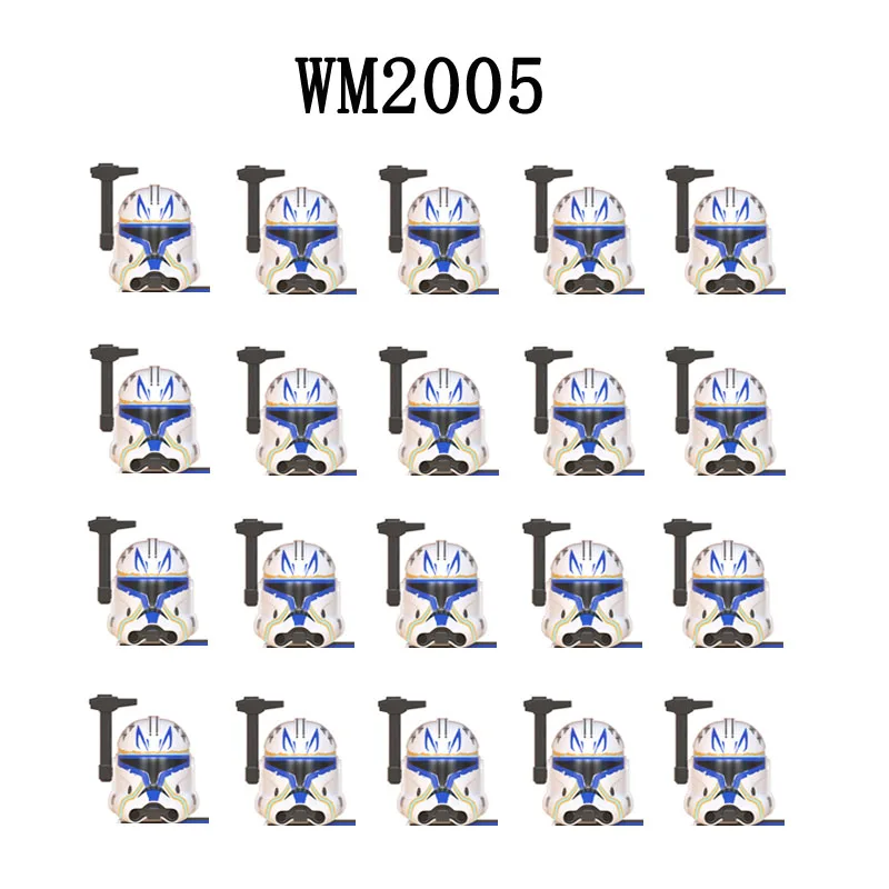 20 Pz/Set Building Blocks Wm6095 Rex Brick Figure Jesse Commander Cody Mini Assembly Toys Clone Force 99 Demolitore Crosshair