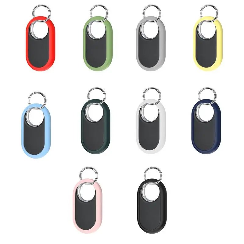 

silicone Cover For Samsung Galaxy SmartTag 2 Locator Tracker Case Keychain Anti-lost Cover Sleeve Protective Case For Smart Tag