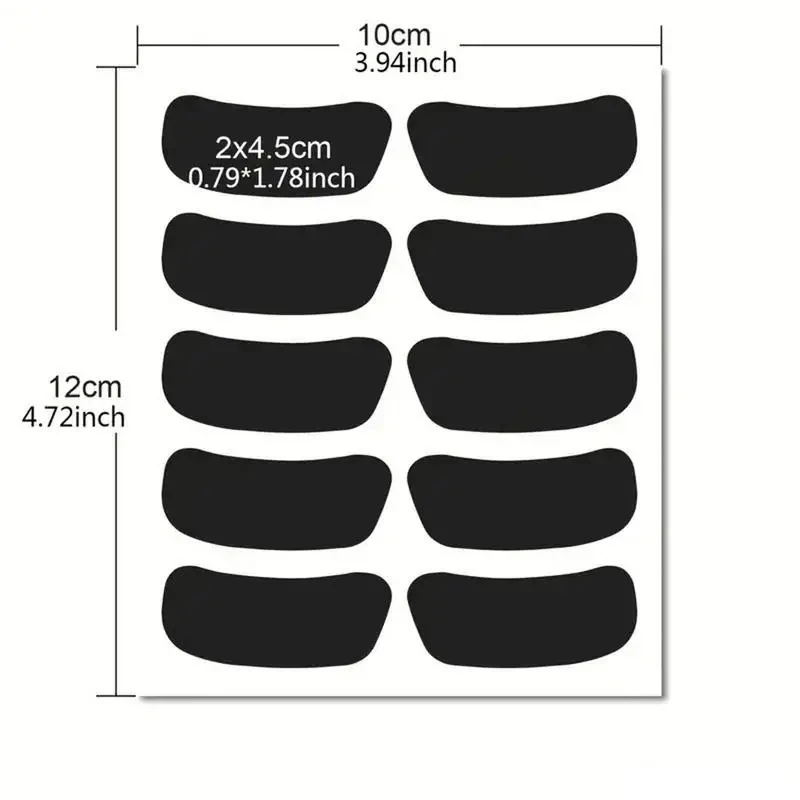 Baseball Eye Black Stickers 100PCS Breathable Under Eye Football Strips Sports Stickers For Girls Boys Adults Kids Sport