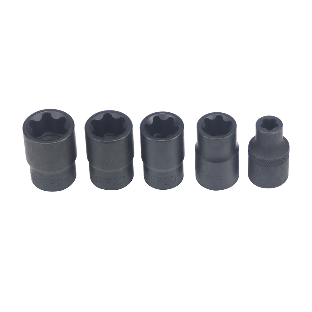 15 pezzi per Tesla coperchio batteria pacchetto rimozione vite EP 5 e 6 fiori chiave speciale pentagono grande E 6 denti e 5 denti kit strumenti auto - immagine 5