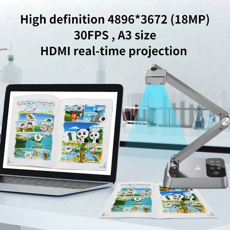 14MP/22MP High-Resolution Photo Foto Film Scanner Convert 35 mm 8 mm Color  2.4 LCD Slide Viewer Film Digital Negative Scanner