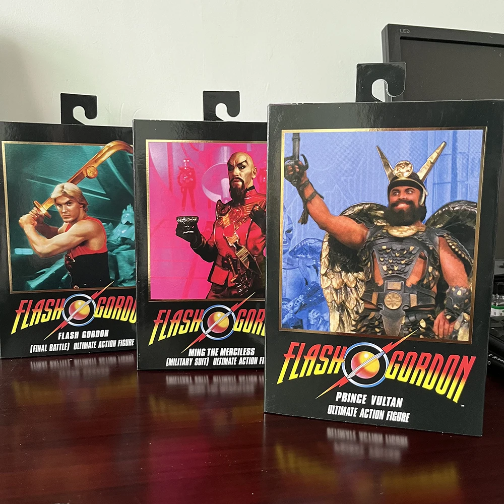 Figura NECA de la serie de defensores de la tierra, figura Flash