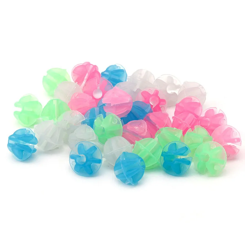 Bike accessories 36X colorful plastic cycle bike wheel spoke clip luminous beads decors