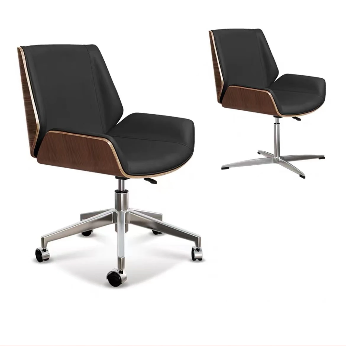 Sedia per l'apprendimento degli studenti di Design di lusso studio sedia moderna semplice Boss sedia da riunione per ufficio sedia in pelle per uso domestico