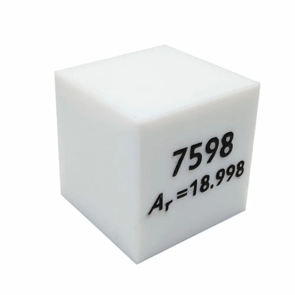 Florine Cube F Light Density Element Cubes for Element Collection Hand Made DIY Hobbies Crafts Display