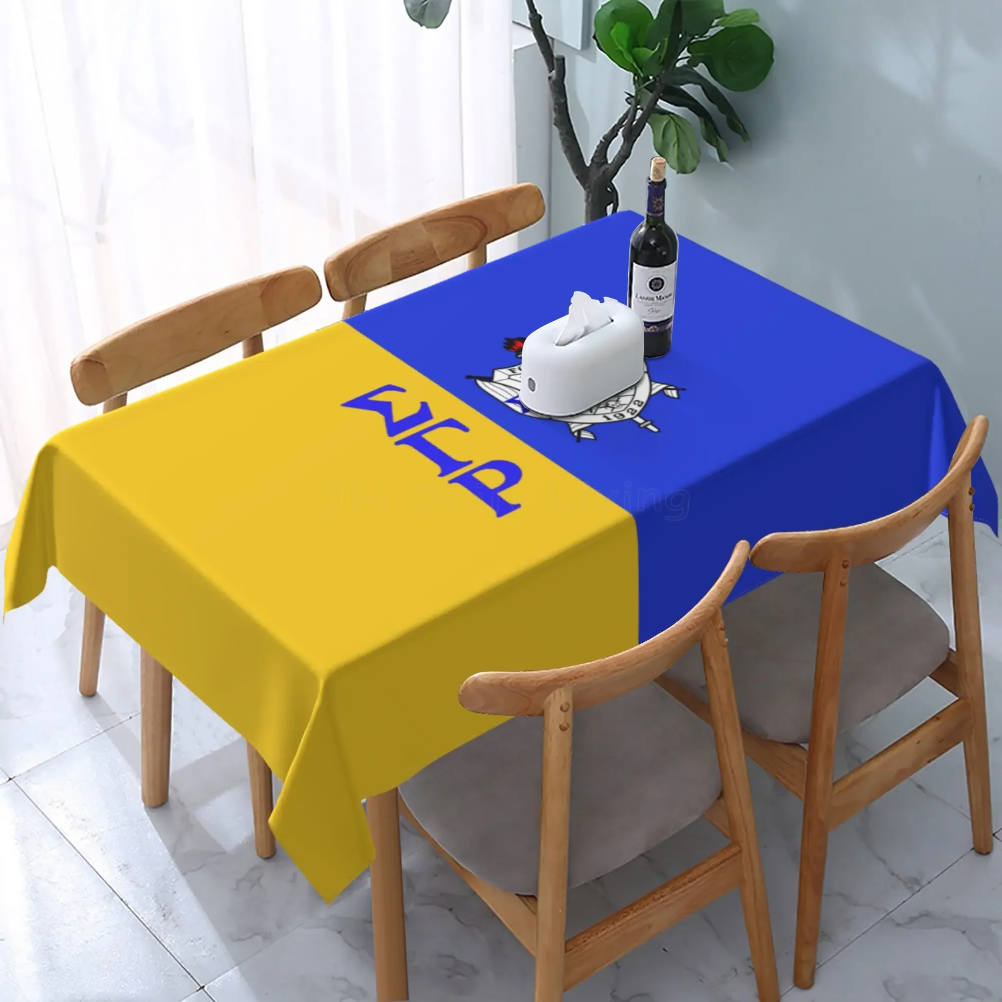 

Sigma Gamma Rho Tablecloth SGR 1922 Rectangle Table Cloth Cover Washable Waterproof Tablecloths for Party Picnic Decor