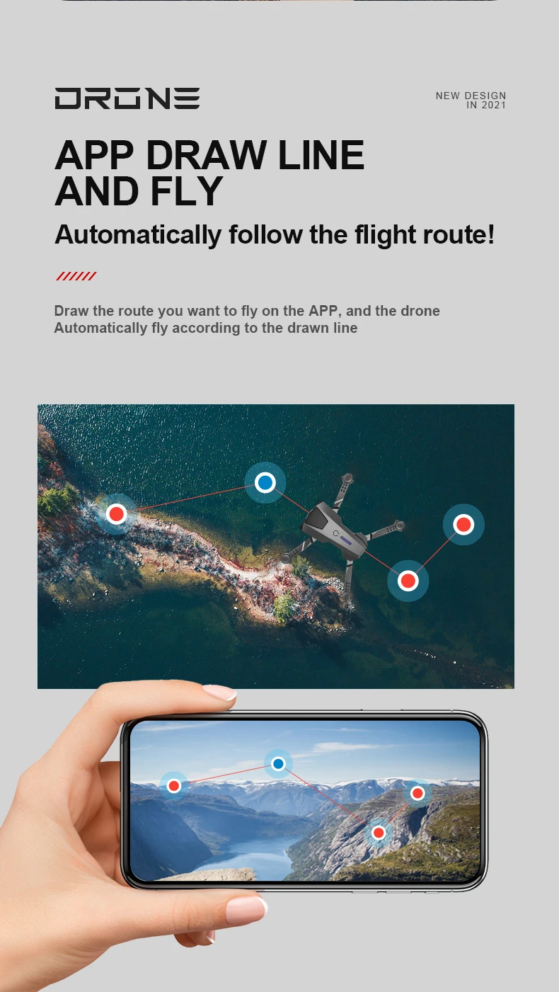 P5 Pro Drone, drgn= new design in 2021 app draw line