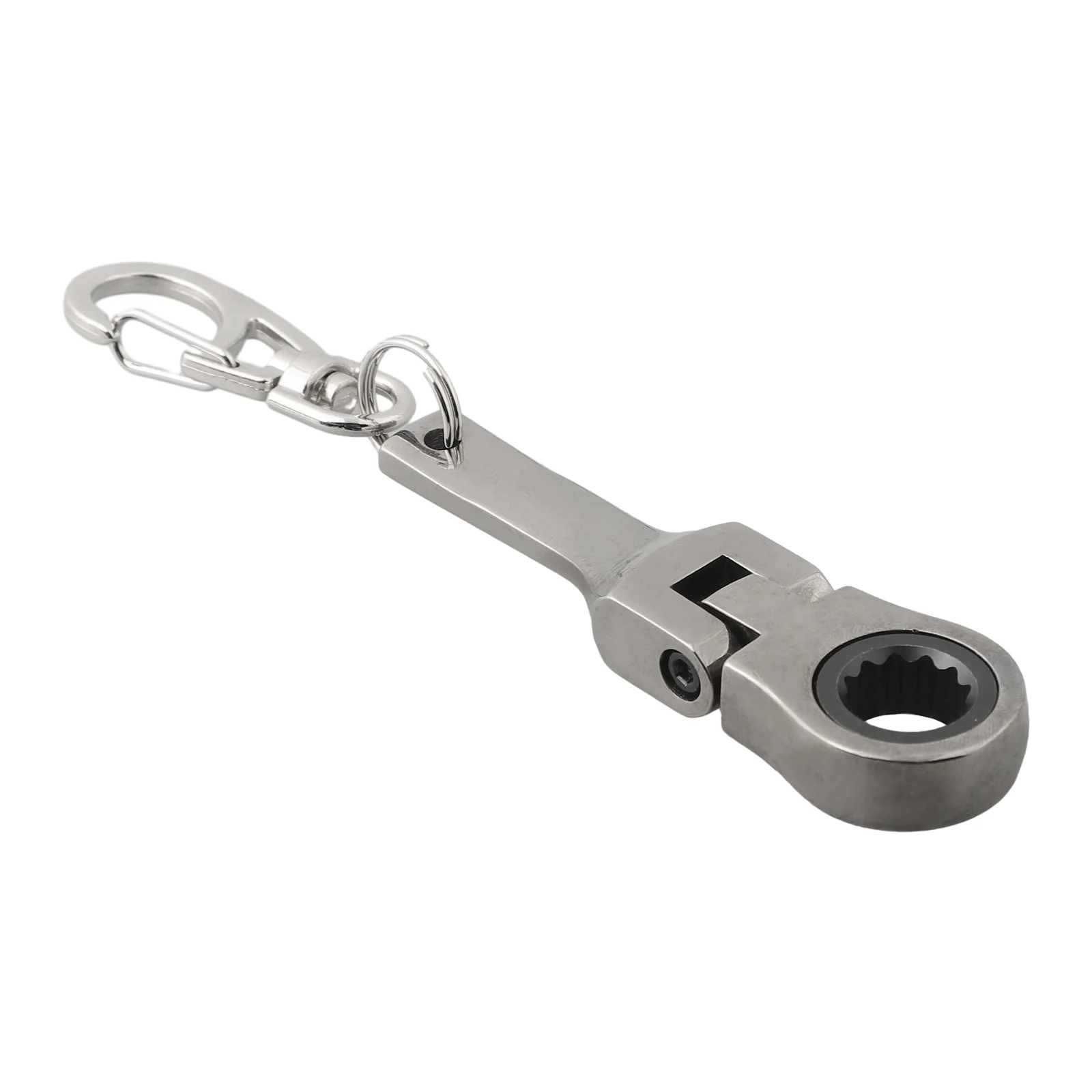 

Small 10mm Ratchet Spanner Portable Wrench With Key Chain 180 Degree Rotatable Keychain Key Chain Ring Keyring Car Accessories