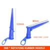 5pcs Universal Sealing Caulking Nozzle Glass Glue Tip Mouth Construction Tools 6