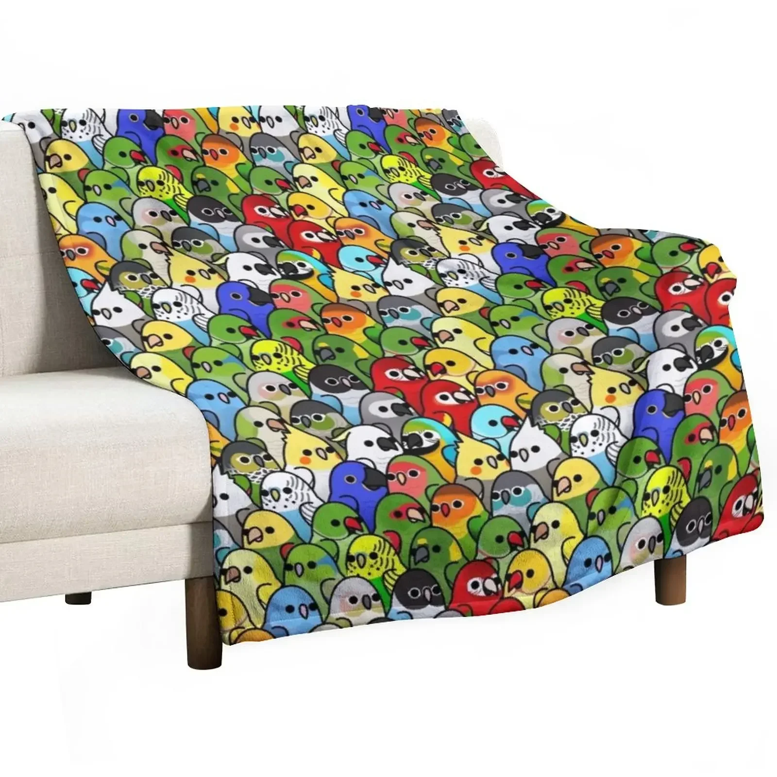 

Too Many Birds! Bird Squad Classic Throw Blanket Warm Decorative Sofas Bed covers christmas decoration Blankets