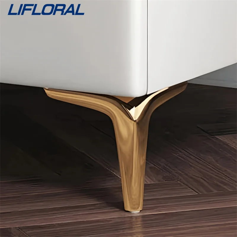 Pieds de houe épais pour meubles, coussinets surélevés pour meubles, meubles de quincaillerie, pieds de meuble TV, pieds de table basse, canapé-lit, nouveau style, 12 cm, 15 cm, 18cm, 4 pièces