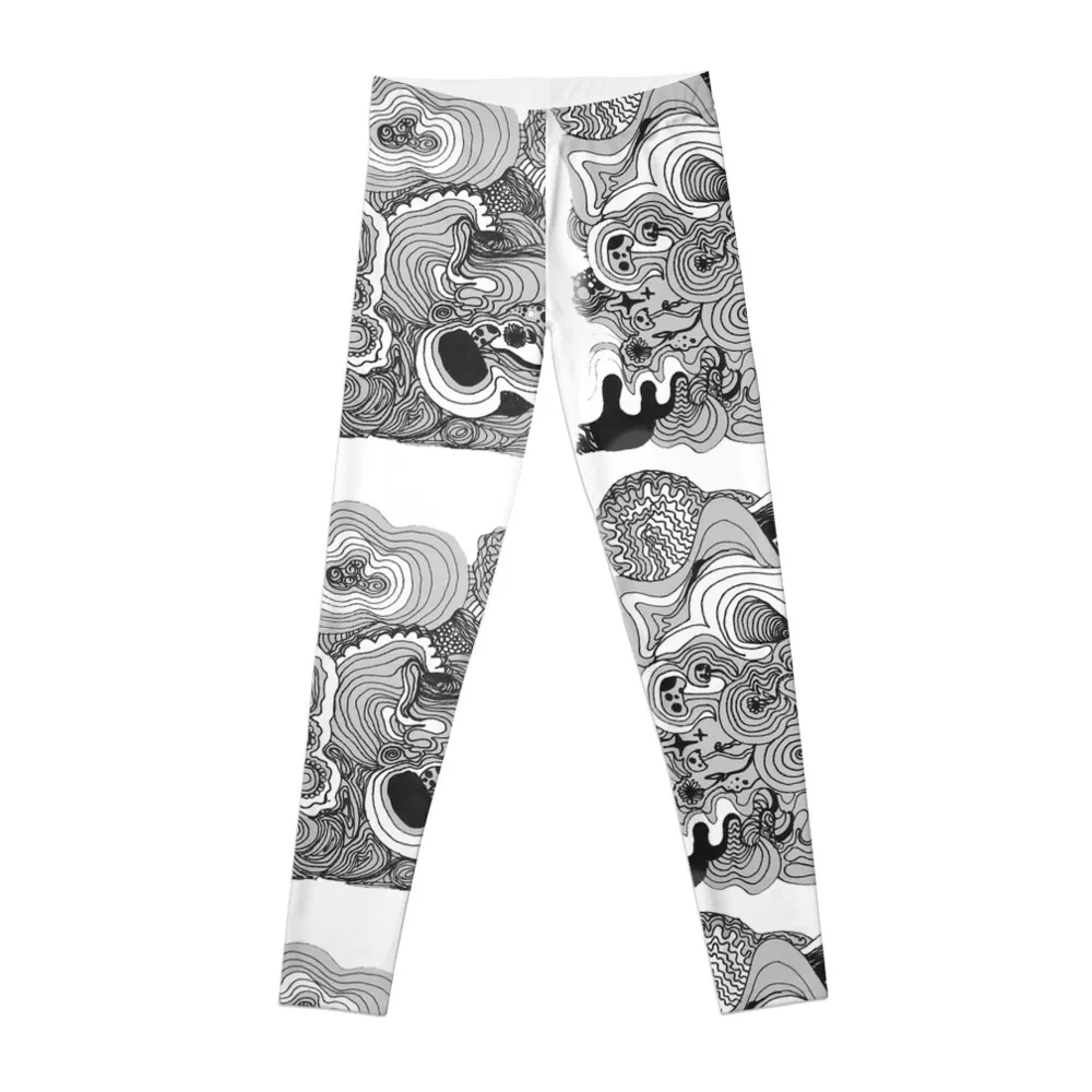 

zdoodle 1 Leggings sporty woman gym flared Womens Leggings