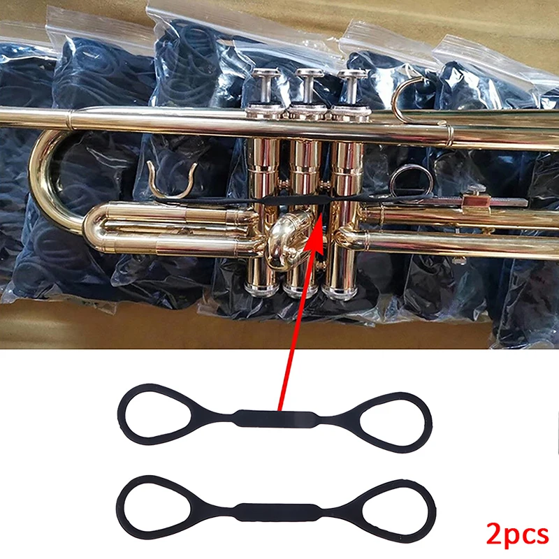 2pcs Trumpet Sound Change Silicone Rope for Trumpet Instrument