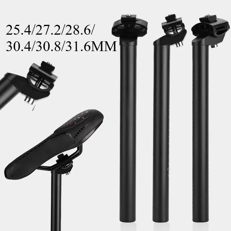 Bicycle Seat Post 25.4/27.2/28.6/30.4/30.8/31.6 MTB, Road Cycling Bridge Column of Lightweight Aluminum Alloy Cushion Seat Post