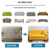 Water Repellent Sofa Cover Stretch Couch Cover Sofa Slipcover with Anti-Slip Foams Washable Furniture Protector for Kids, Pets 3
